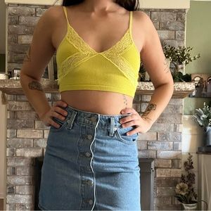 Yellow-Green Out From Under Top